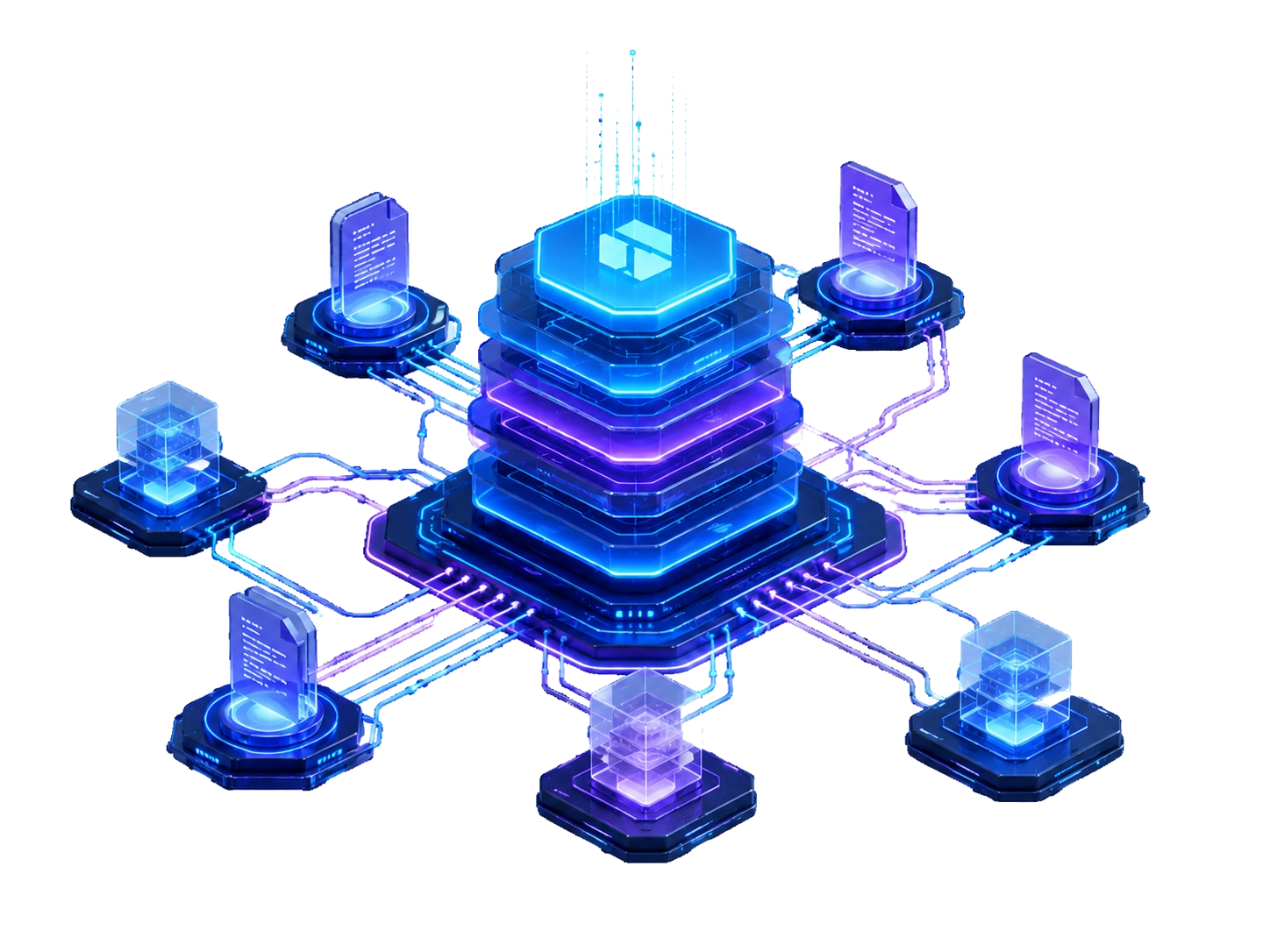 DeFi智能合约开发透明底科技图